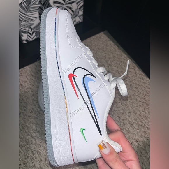 Nike Air Force ones worn once. - Picture 3 of 4
